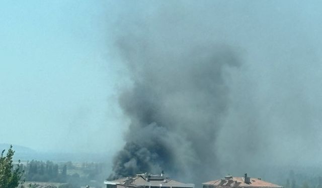 Edremit’te Alevlerle Yarış! Arazi Yangını Kısa Sürede Kontrol Altında