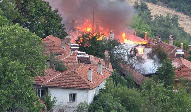 Balıkesir'de Yangın Paniği! Bigadiç Köseler Mahallesi'nde Yangın!