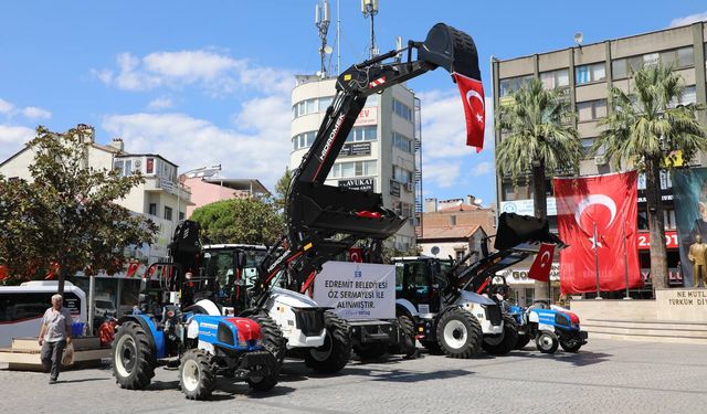 Edremit Belediyesi, Öz Sermaye ile Yeni Makine Parkı Kurdu