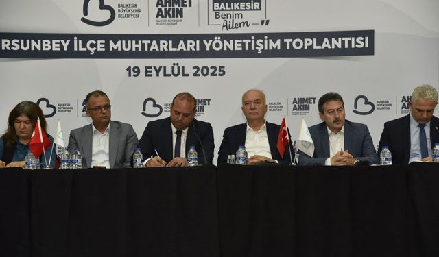 Dursunbey’de Muhtarlar Toplantısı Gerçekleştirildi