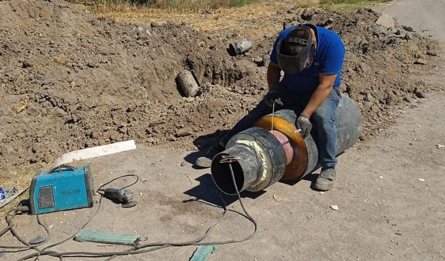 Bigadiç’te Termal Hat Çalışmaları Devam Ediyor: Hisarköy’de Termal Hatlarda Onarım!