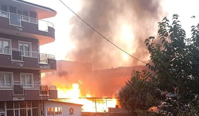 Konya Beyşehir’de Silah Fabrikasında Korkutan Yangın!