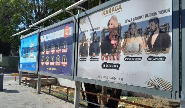 Güllü'ye Balikesir konseri nasip olmadı, afişi hatıra kaldı