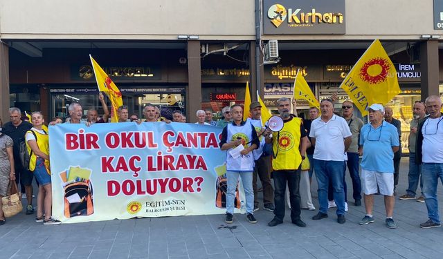 Eğitim-Sen Balıkesir: “Asgari Ücretin %20’si Okul Masraflarına Gidiyor”