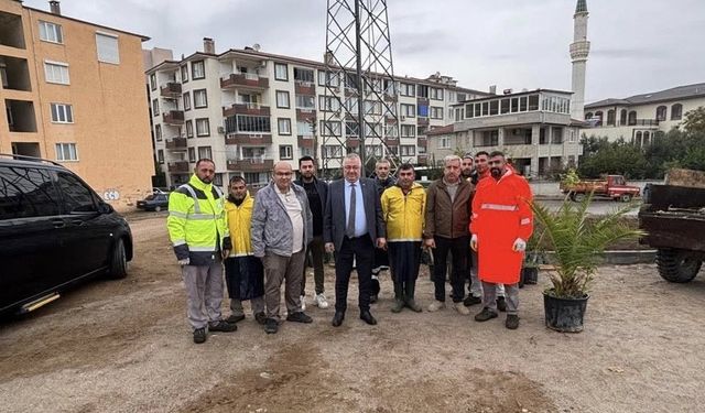 Edremit Belediye Başkanı Mehmet Ertaş’tan Çevre Düzenleme Çalışmalarına Yerinde İnceleme