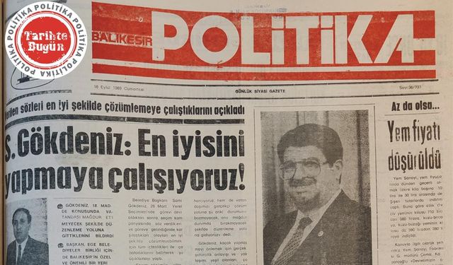 16 Eylül 1989 Cumartesi: En iyisini yapmaya çalışıyoruz
