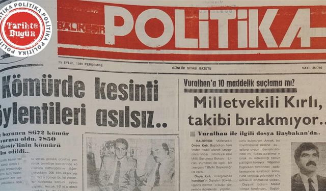 28 Eylül 1989 Perşembe: Tevzi kömürde kesinti söylentileri asılsız