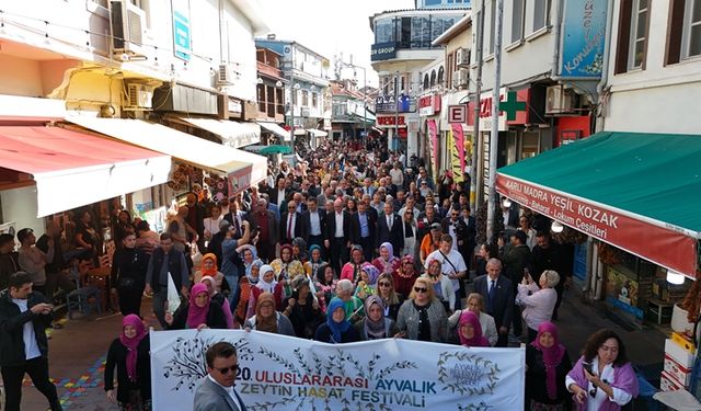 Zeytin ve Bereket Ayvalık’ta Buluştu: Uluslararası Hasat Festivali Start Aldı