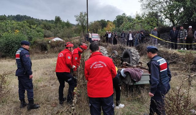 Dursunbey’de Traktör Kazası: Sürücü Olay Yerinde Hayatını Kaybetti