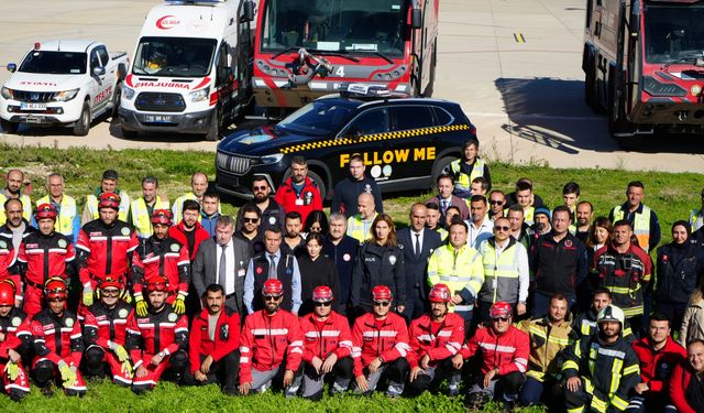 Balıkesir Kocaseyit Havalimanı’nda Geniş Katılımlı Deprem ve Yangın Tatbikatı Gerçekleştirildi