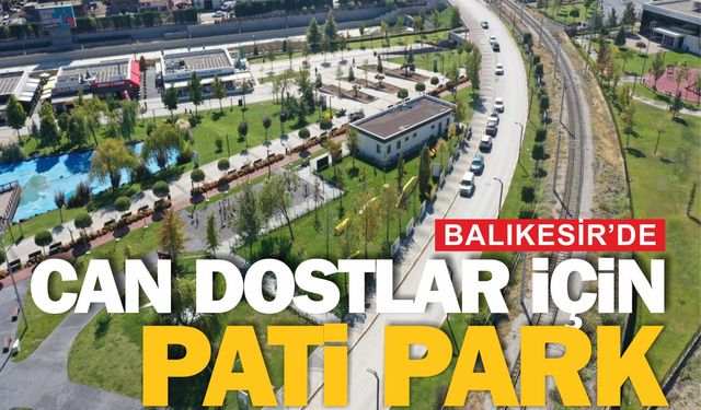 Balıkesir'de Can Dostlar için Pati Park