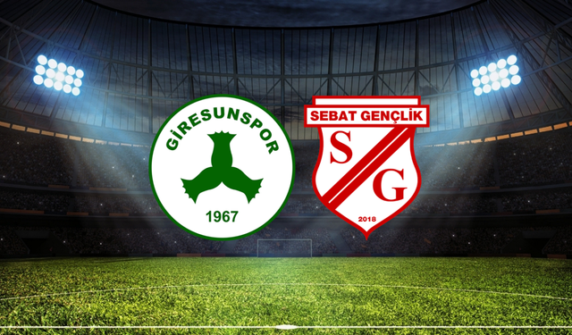 Giresunspor – Sebat Gençlik Spor Maçının İlk 11’leri Açıklandı!