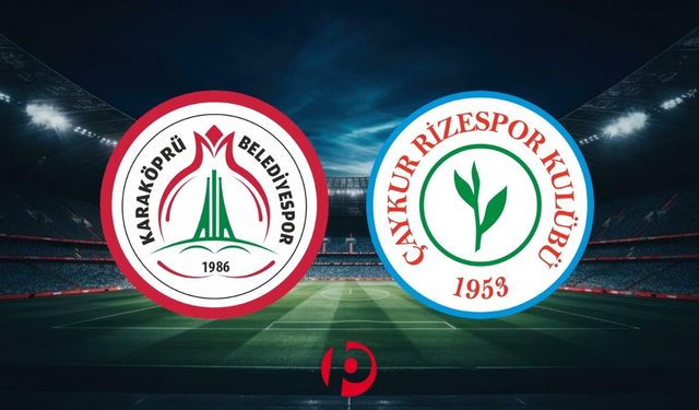 Karaköprü Belediyespor - Çaykur Rizespor Maçının İlk 11’leri Belli Oldu!