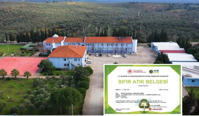 Edremit MYO, Çevre Dostu Uygulamalarıyla “Sıfır Atık” Sertifikası Kazandı