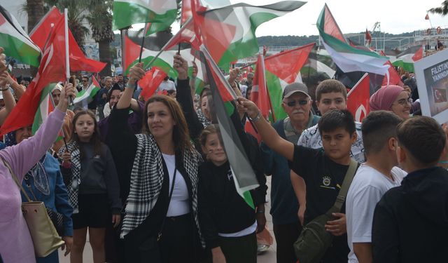 Ayvalık, Filistin İçin Tek Yürek Oldu