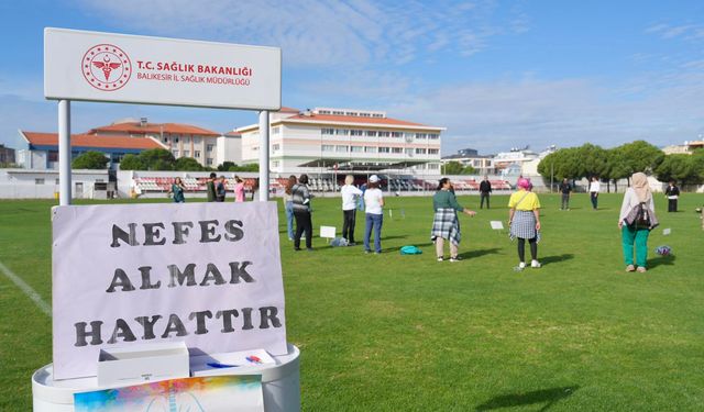 Burhaniye’de Akciğer Kanserine Dikkat Çekildi