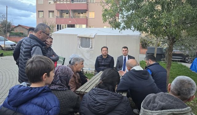 Sındırgı’da Depremzede Vatandaşlarla Buluşma