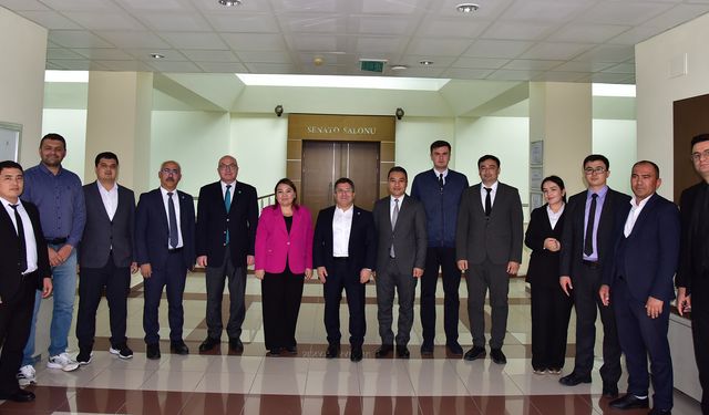 Özbekistanlı Araştırmacılar Balıkesir Üniversitesinde Akademik Çalışmalar İçin Bir Araya Geldi