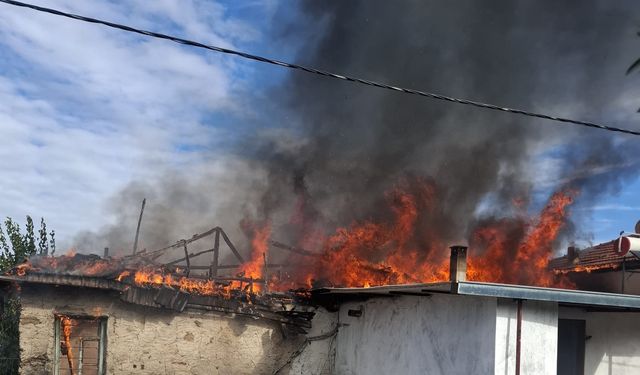 Aydın’da Korkutan Yangın! 3 Ev Küle Döndü!