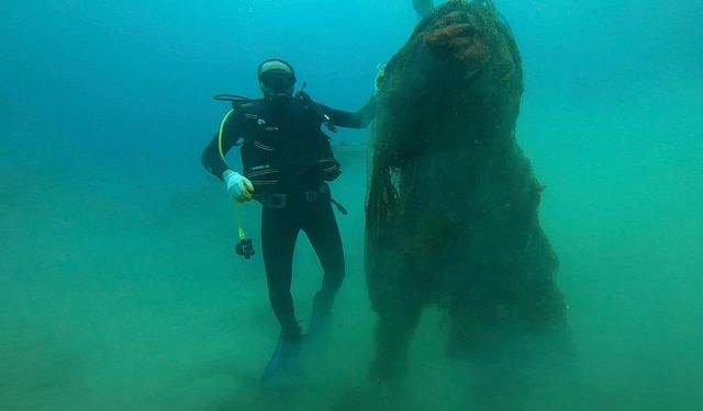 9 Yılda 34 bin metrekare hayalet ağ temizlendi