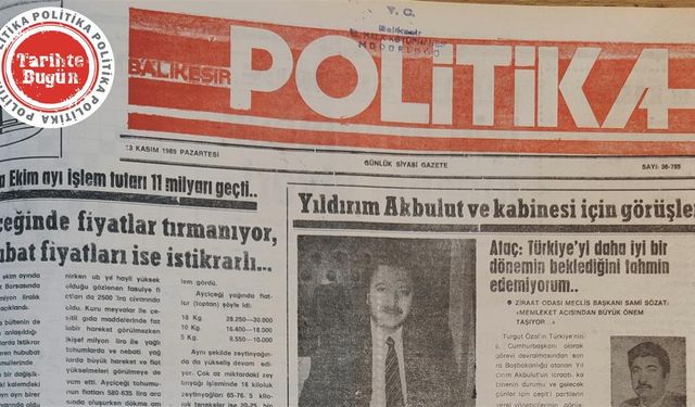 13 Kasım 1989 Pazartesi: Ayçiçeğinde fiyatlar tırmanıyor hububat fiyatları istikrarlı