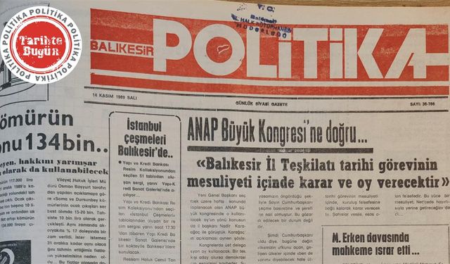 14 Kasım 1989 Salı: Kömürün tonu 134 bin