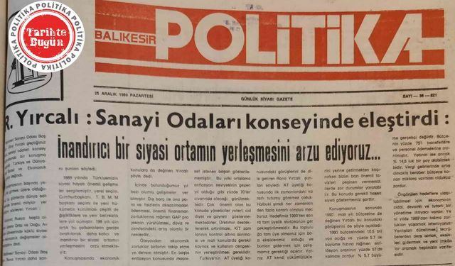 25 Aralık 1989 Pazartesi: İnandırıcı bir siyası ortamın yerleşmesini istiyoruz