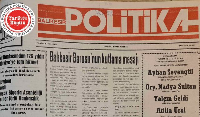 26 Aralık 1989 Salı: Kutlama mesajları