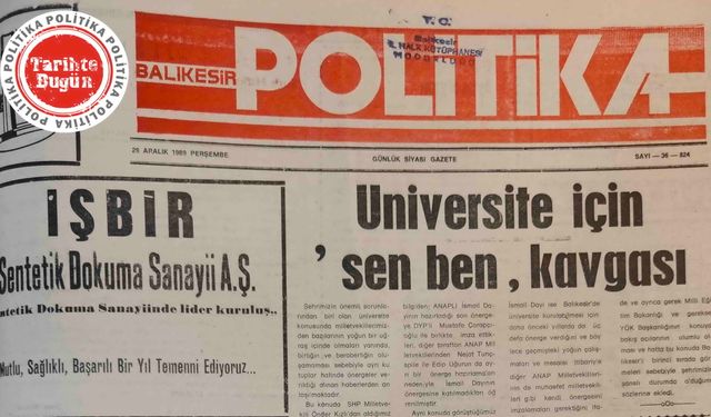 28 Aralık 1989 Perşembe: Üniversite için sen ben kavgası