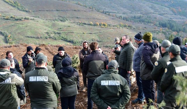 Balıkesir Orman Bölge Müdürlüğünde Fidan Dikim Tatbikatları Gerçekleştirildi