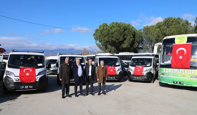 Edremit Belediyesi Araç Filosunu Güçlendirdi
