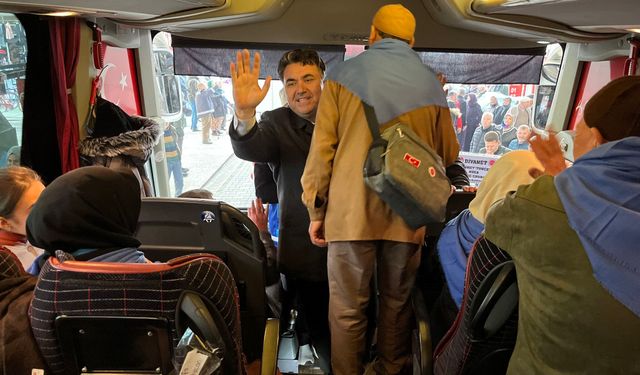 Havran’da Umre Yolculuğu: İkinci Kafile Dualarla Uğurlandı