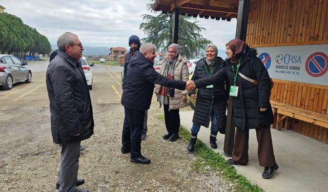 Selehattin Kal Sındırgı’da: Okul Ziyaretleri ve MTSK Sınav Güzergahı Denetimi