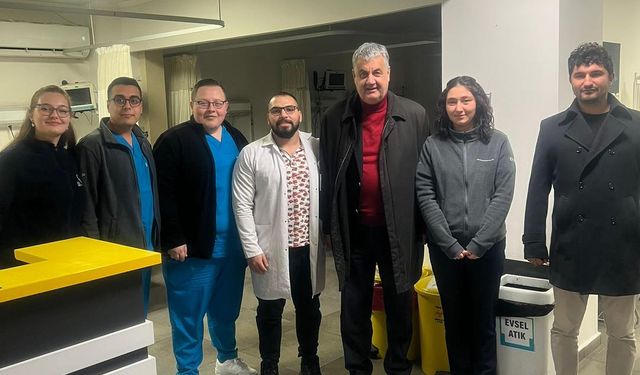 Edremit’te Yeni Yıla Görev Başındaki Personele Moral Ziyareti