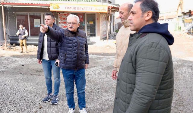 Burhaniye’de Belediye Çalışmaları Yerinde İncelendi