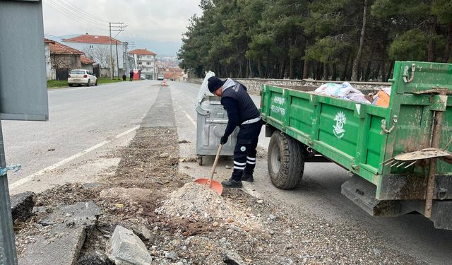 Kepsut Belediyesi’nden Mahalle Mahalle Hizmet Seferberliği