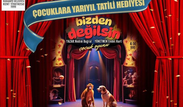Burhaniye Belediyesi’nden Öğrencilere Sömestr Hediyesi: Ücretsiz Çocuk Oyunu Sahnelenecek