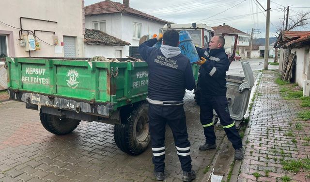 Kepsut Belediyesi İlçe Genelinde Çalışmalarını Sürdürüyor