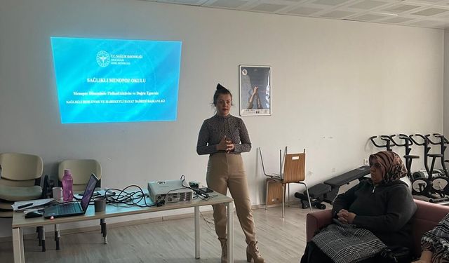 Edremit’te “Menopoz Okulu” Eğitimi Gerçekleştirildi