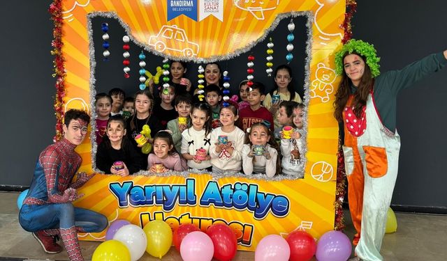 Bandırma Belediyesi’nden Yarıyıl Tatiline Özel Çocuk Atölyeleri