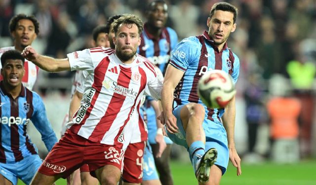 Dev Maçta Kazanan Çıkmadı! Antalyaspor 1-1 Trabzonspor