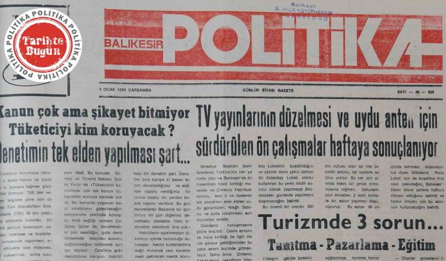 3 Ocak 1990 Çarşamba: Kanun çok ama şikayet bitmiyor