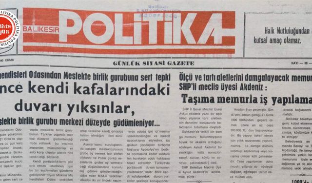 19 Ocak 1990 Cuma: Önce kendi kafalarındaki duvarı yıksınlar