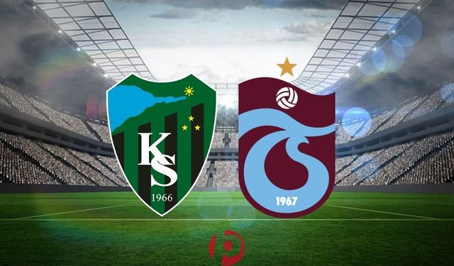 Kocaaelispor - Trabzonspor Maçının İlk 11'leri Belli Oldu!