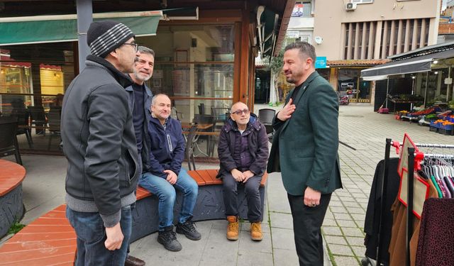 Mehmet Aydemir sahayı boş bırakmıyor... Bu kez esnaf odalarına çıkarma yaptı