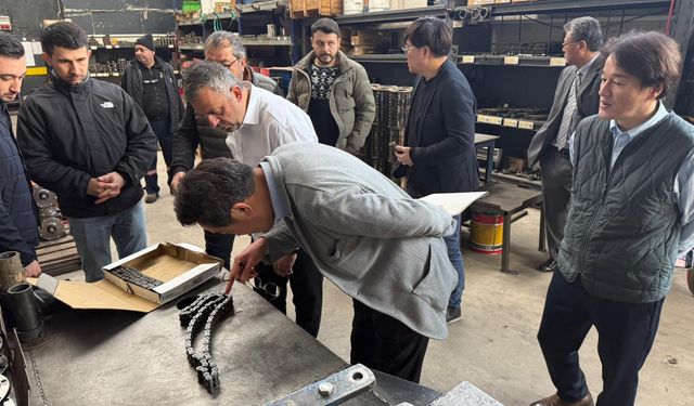 Japonlar ÇELMAK'ı inceledi... Yeni siparişler için imzalar atıldı