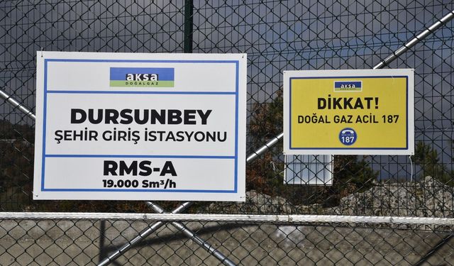 Dursunbey’de Doğalgaz Dönemi Başladı: İlçeye Ulusal Gaz Arzı Verildi