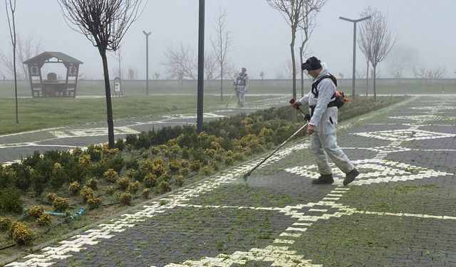 Kepsut Belediyesi ekipleri 9 Şubat’ta ilçenin dört bir yanında çalışmalarını sürdürdü