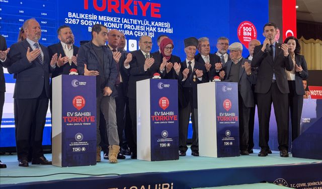 Yüzyılın Konut Projesi’nde Balıkesir etabı: kuralar çekildi