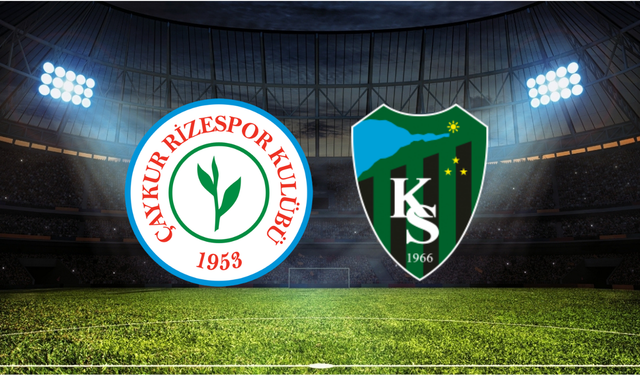 Çaykur Rizespor - Kocaelispor Maçı Ne Zaman? Saat Kaçta? Hangi Kanalda?